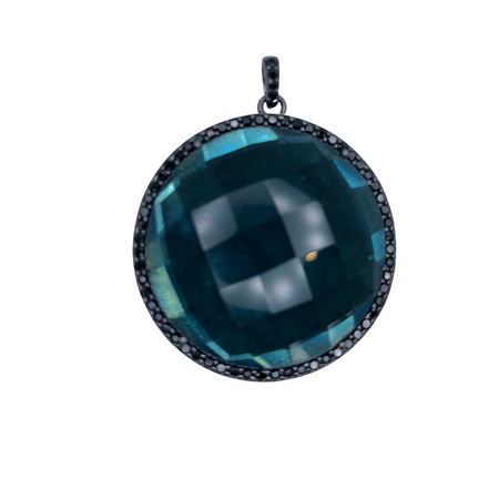 Round Pendant - London Blue