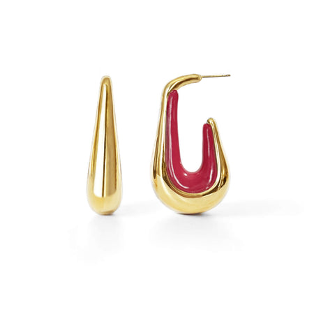 Sculptural Hoop Earrings
