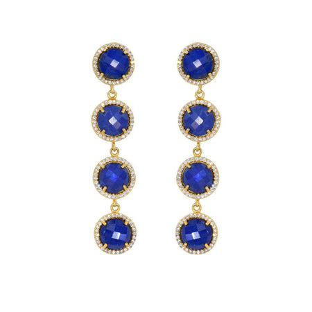 4-stone Drop Earrings