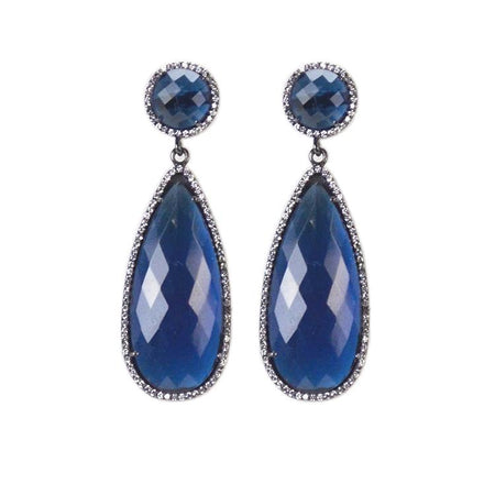 Sapphire Blue Drop Earrings