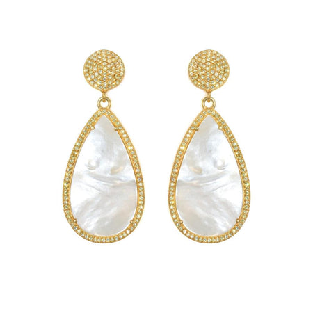 Mother-of-Pearl Drop Earrings