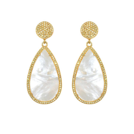 Mother-of-Pearl Drop Earrings