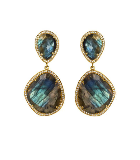 Labradorite Drop Earrings