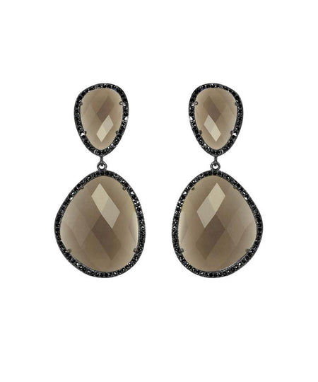 Smoky Quartz Drop Earrings