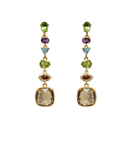 SemiPrecious Stone Drop Earrings