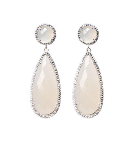 Moonstone Drop Earrings