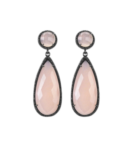 Pink Drop Earrings