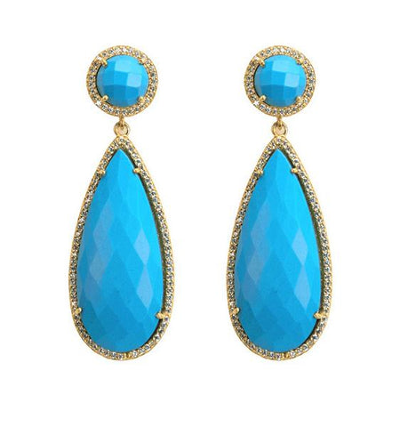 Turquoise Drop Earrings