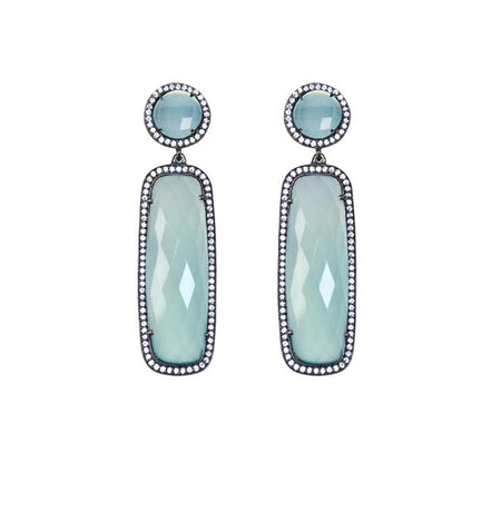 Rectangle Drop Earrings