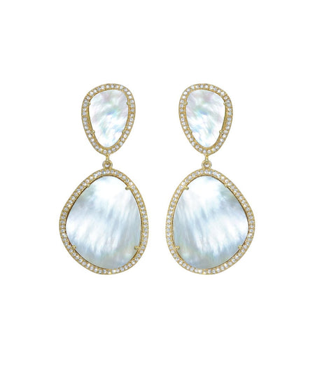 Mother-of-Pearl Drop Earrings