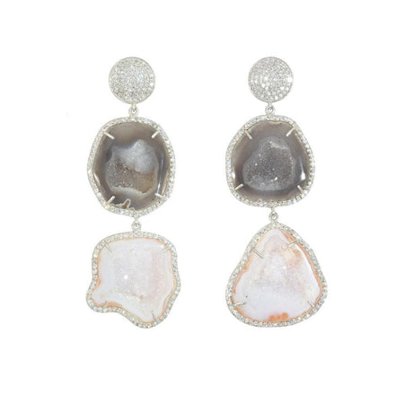 Geode Drop Earrings