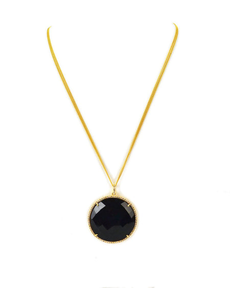 Black onyx pendant