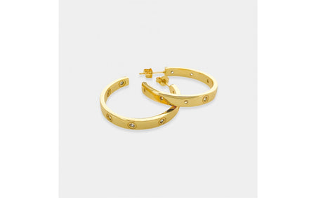 Lunar Hoop Earrings