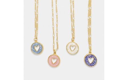 Opal Heart Necklace