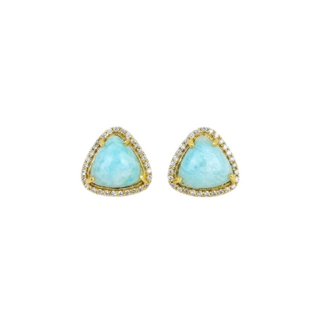 Everyday Lux Blue Chalcedony Post Earrings