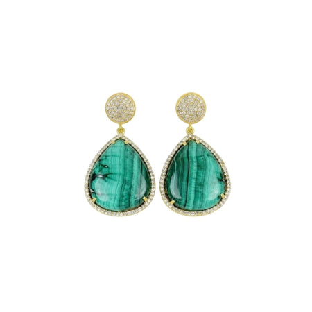 Everyday Lux Malachite Drop Earrings