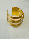 Brushed Golden Diana 5-Band Cuff