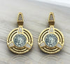 Gold Moro Coin Earrings