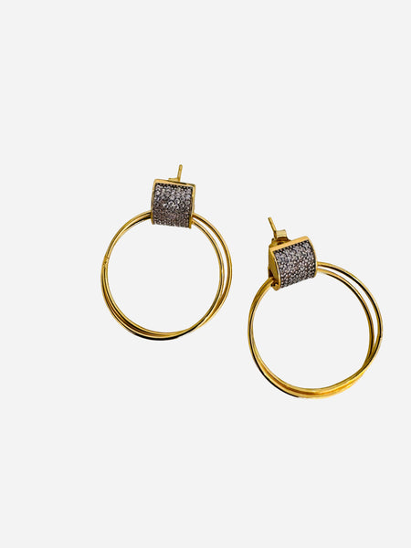 Delicate Door Knocker Hoops