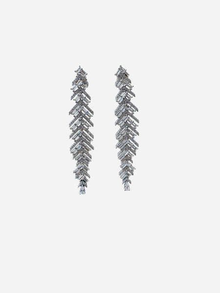 Cubic Zirconia Geometric Serpentine earrings