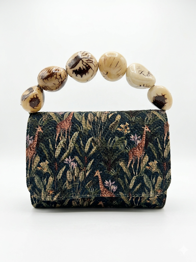 SHD Jute Fiber Bag Giraffe