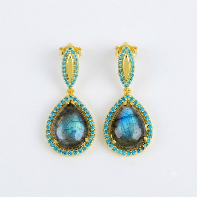 Everyday Lux Labradorite Drop Earrings