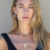 Brushed Finish Key Necklace