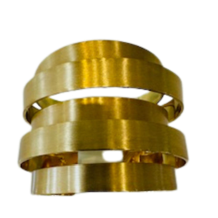 Brushed Golden Diana 5-Band Cuff