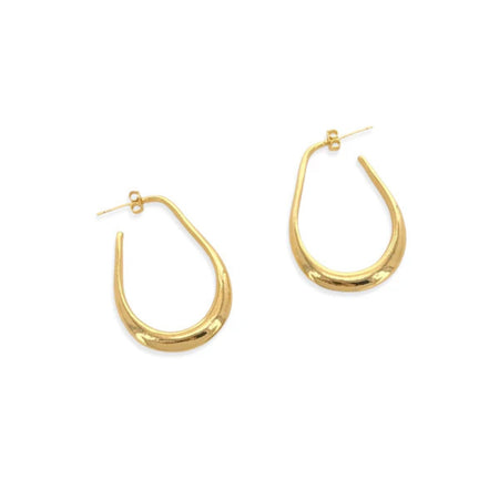 Teardrop Hoop Earrings