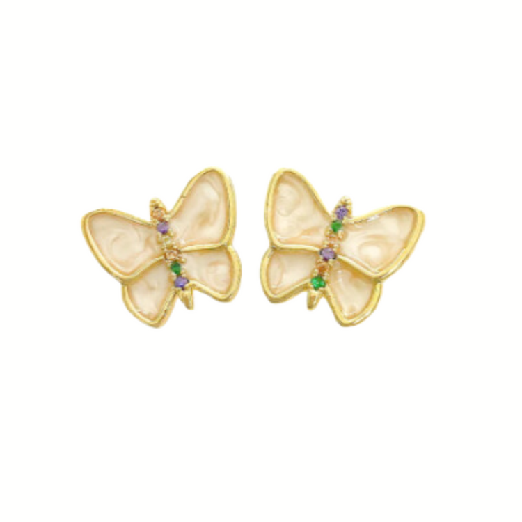 Butterfly Mother of Pearl Earrings