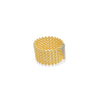 Bubble Pattern Two Tone Ring