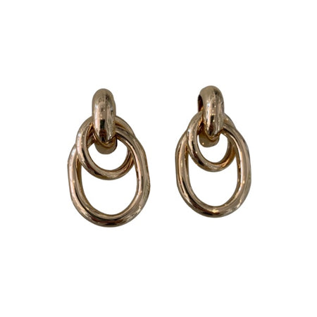 Chunky intertwined Link Earrings