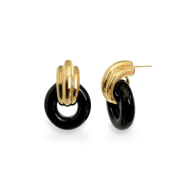 Donut Lucite Earrings