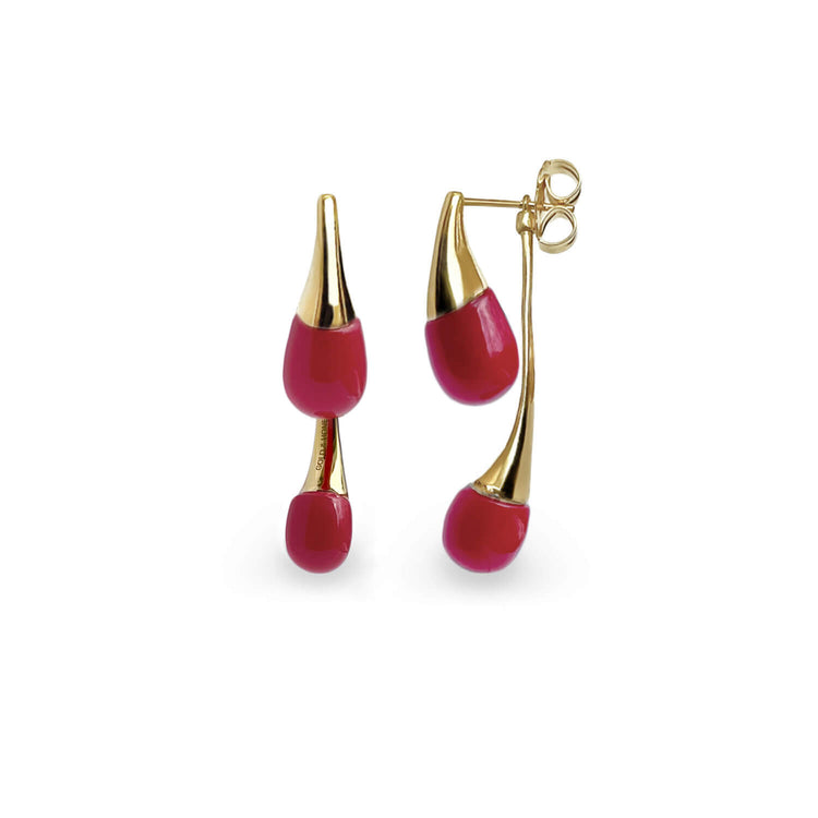 Convertible Lucite Earrings