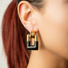 Chunky Rectangle Lucite Earrings