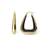 Triangle Facet Lucite Earrings