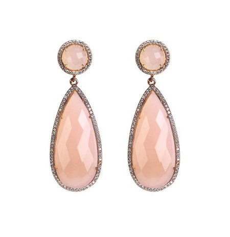 Pink Drop Earrings