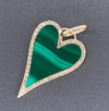 14 KT Gold Diamond Heart Charm