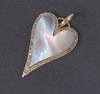 14 KT Gold Diamond Heart Charm