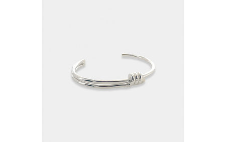 Silver Knotted Cuff